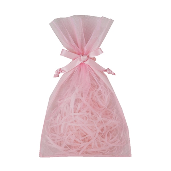 エーワン 不織布平袋 デュオ巾着 S3 ピンク LS0703AD00 20枚/束（ご注文単位1束）【直送品】