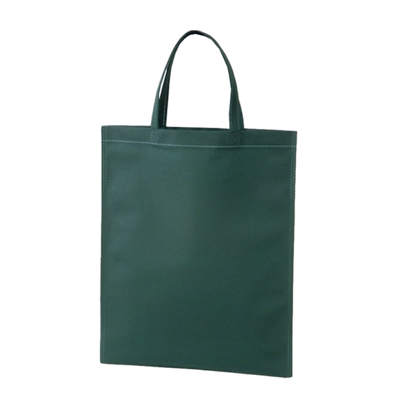 エーワン 不織布袋 アドバッグ75 持ち手付き A4 グリーン LC0820AN00 50枚/束（ご注文単位4束）【直送品】