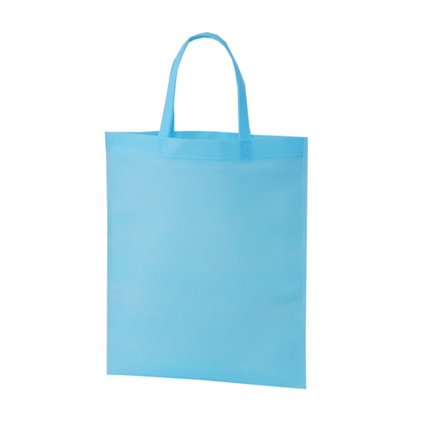 エーワン 不織布袋 アドバッグ75 持ち手付き A4 パステルブルー LC0820AJ00 50枚/束（ご注文単位4束）【直送品】