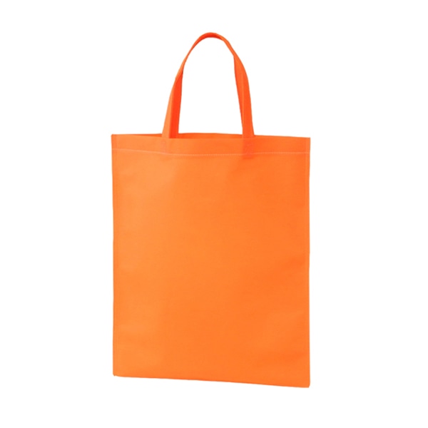 エーワン 不織布袋 アドバッグ75 持ち手付き A4 オレンジ LC0820AK00 50枚/束（ご注文単位4束）【直送品】