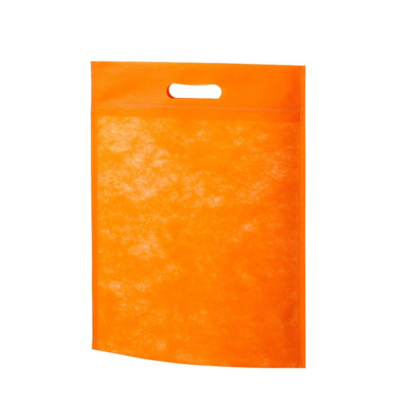 エーワン 不織布袋 アドバッグ40 小判抜き A4 オレンジ LC0911AK00 100枚/束（ご注文単位4束）【直送品】