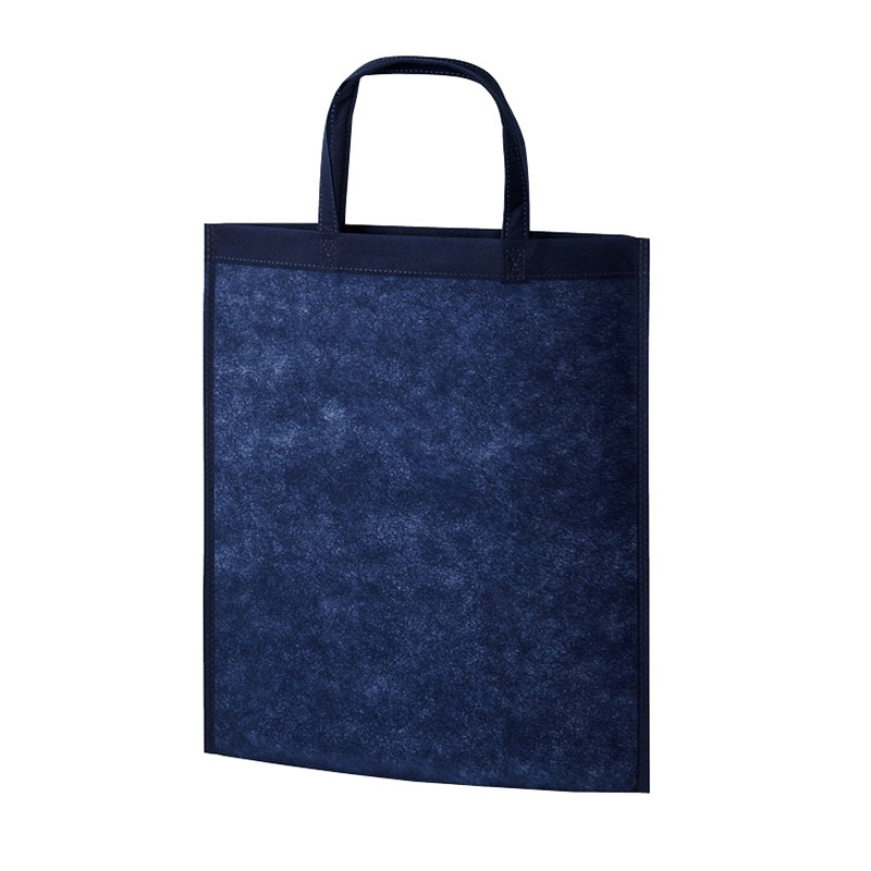 エーワン 不織布袋 アドバッグ40 持ち手付き A4 紺 LC0920ND00 100枚/束（ご注文単位4束）【直送品】