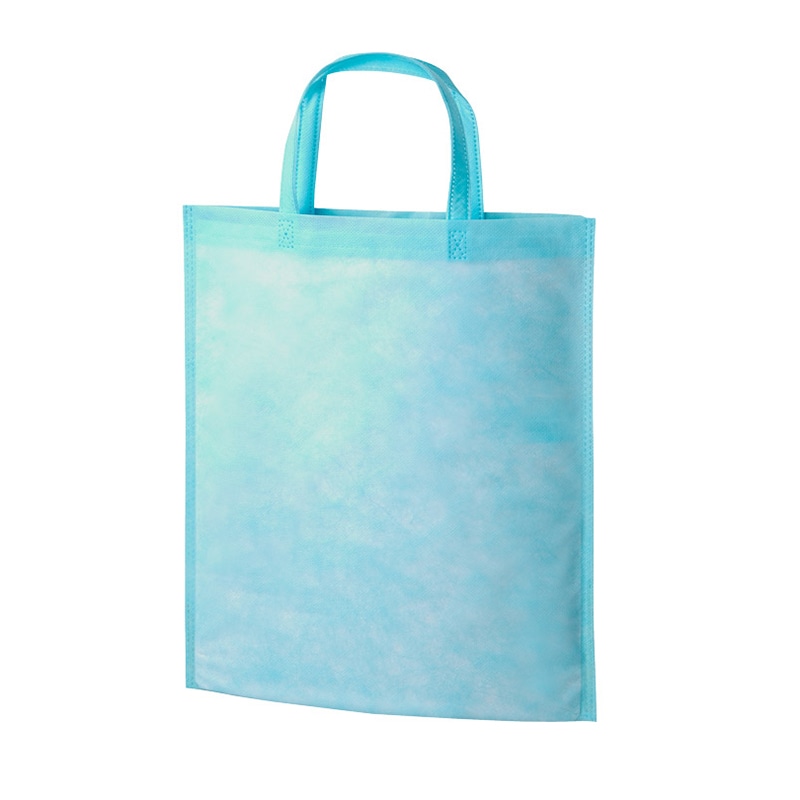 エーワン 不織布袋 アドバッグ40 持ち手付き A4 パステルブルー LC0920NJ00 100枚/束（ご注文単位4束）【直送品】