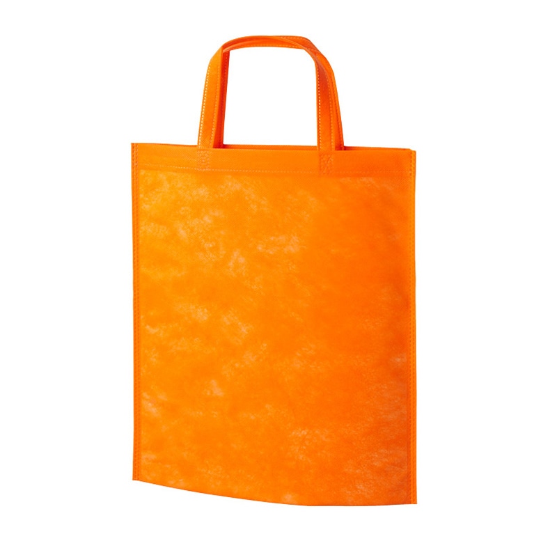 エーワン 不織布袋 アドバッグ40 持ち手付き A4 オレンジ LC0920NK00 100枚/束（ご注文単位4束）【直送品】