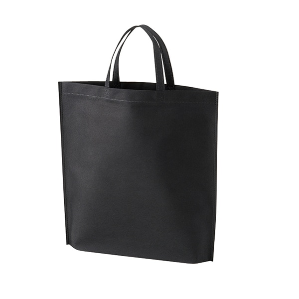 エーワン 不織布袋 シンプルトート A4縦 黒 LC0930NB00 50枚/束（ご注文単位4束）【直送品】