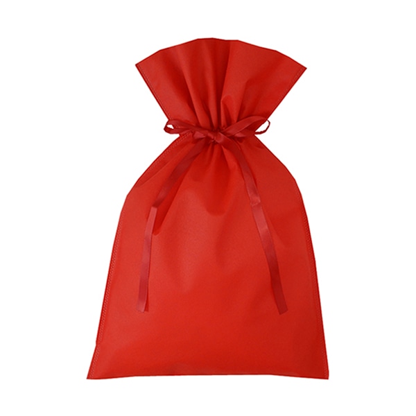 エーワン 不織布袋 ギフトバッグ M 赤 LC0961AL00 100枚/束(ご注文単位1束)【直送品】