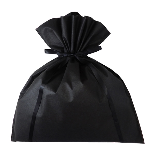 エーワン 不織布袋 ギフトバッグ LL 黒 LC0963AB00 100枚/束(ご注文単位1束)【直送品】