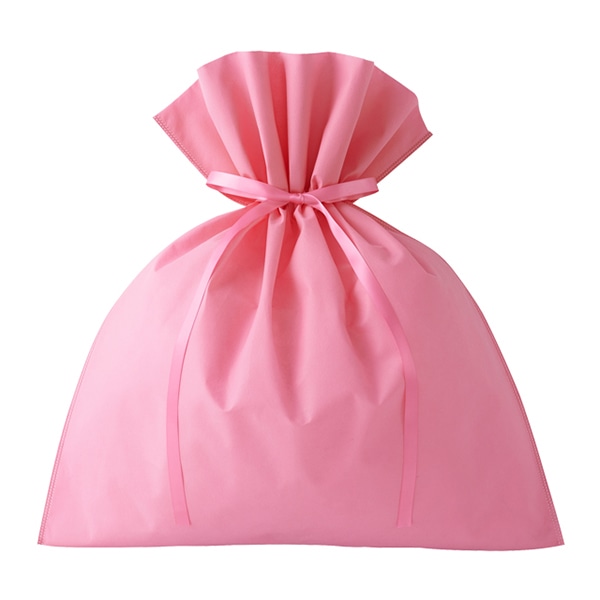 エーワン 不織布袋 ギフトバッグ LL ピンク LC0963AQ00 100枚/束(ご注文単位1束)【直送品】