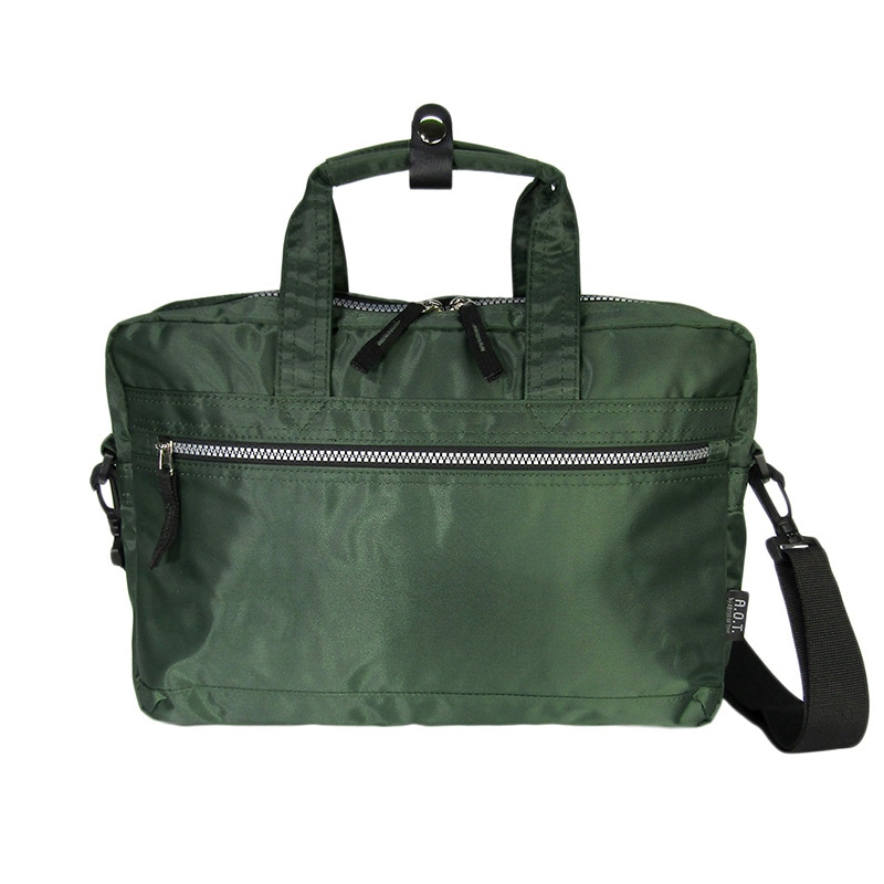 優美社 2WAY ビジネスバッグ 3843 カーキ 1個(ご注文単位1個)【直送品】