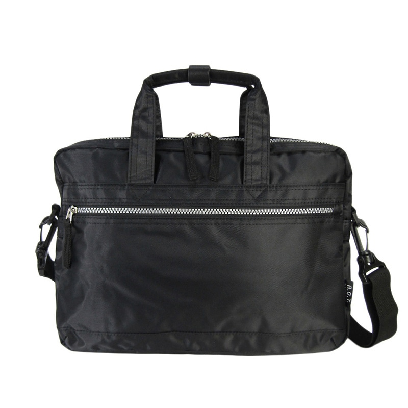 優美社 2WAY　ビジネスバッグ  3843　クロ×シルバー 1個（ご注文単位1個）【直送品】