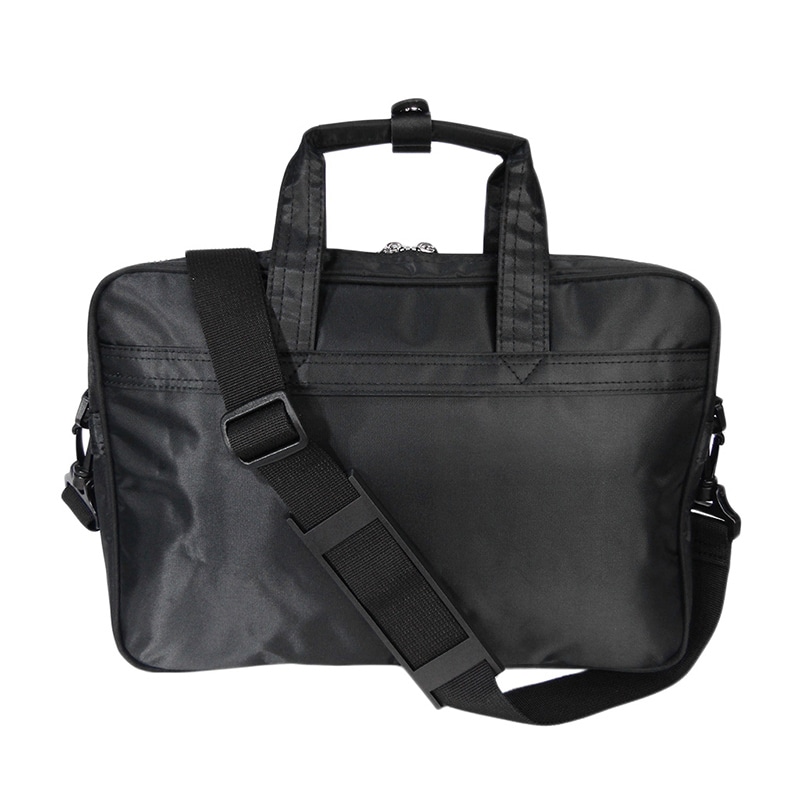 優美社 2WAY ビジネスバッグ 3843 クロ×シルバー 1個(ご注文単位1個)【直送品】