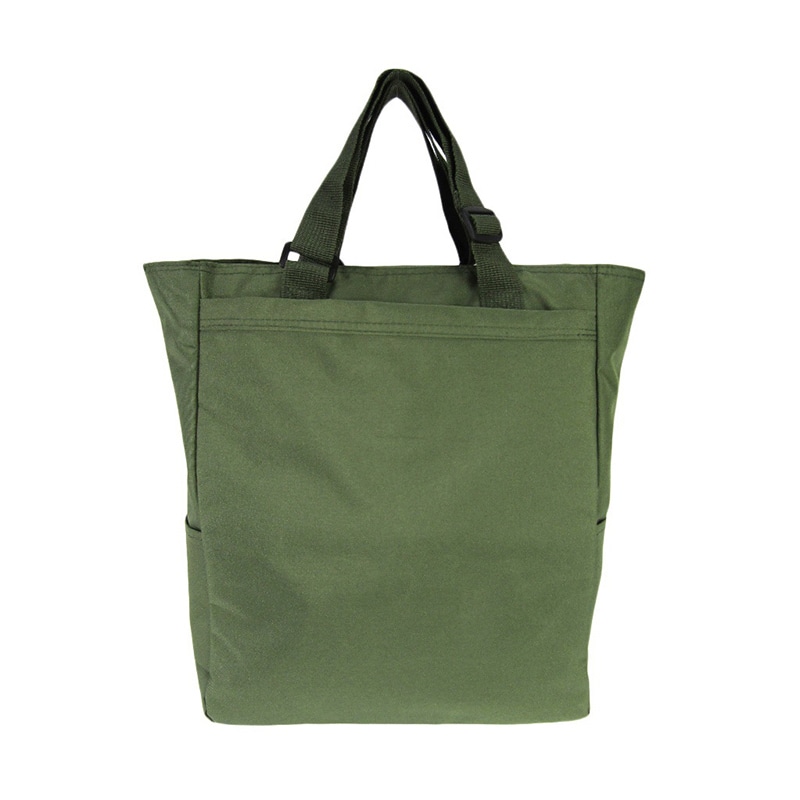 優美社 ハンドル調節可能トートバッグ 3974 カーキ 1個（ご注文単位1個）【直送品】
