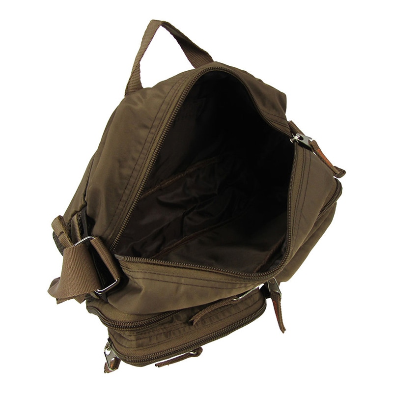 優美社 多機能ボンディング2Pショルダー 3846 茶 1個(ご注文単位1個)【直送品】