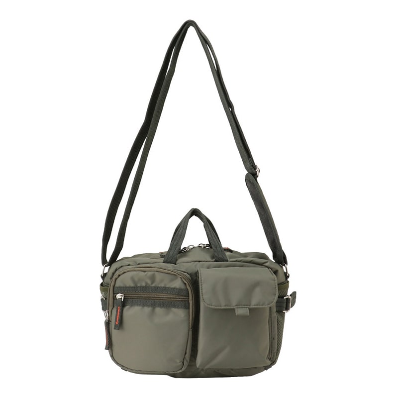 優美社 多機能ボンディングショルダー E990ー01 カーキ 1個（ご注文単位1個）【直送品】