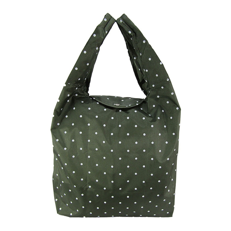 優美社 エコバッグ　ドット柄 9004 カーキ 1個（ご注文単位1個）【直送品】