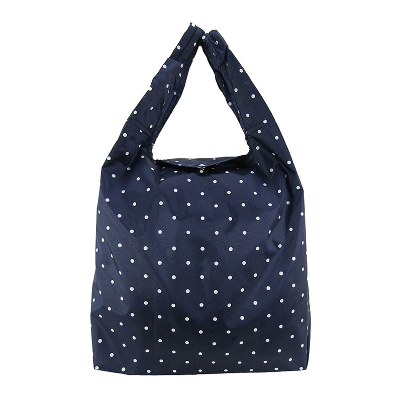 優美社 エコバッグ　ドット柄 9004 コン 1個（ご注文単位1個）【直送品】