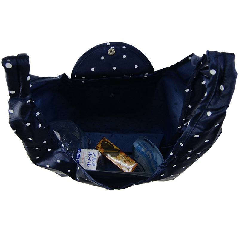 優美社 エコバッグ　ドット柄 9004 コン 1個（ご注文単位1個）【直送品】