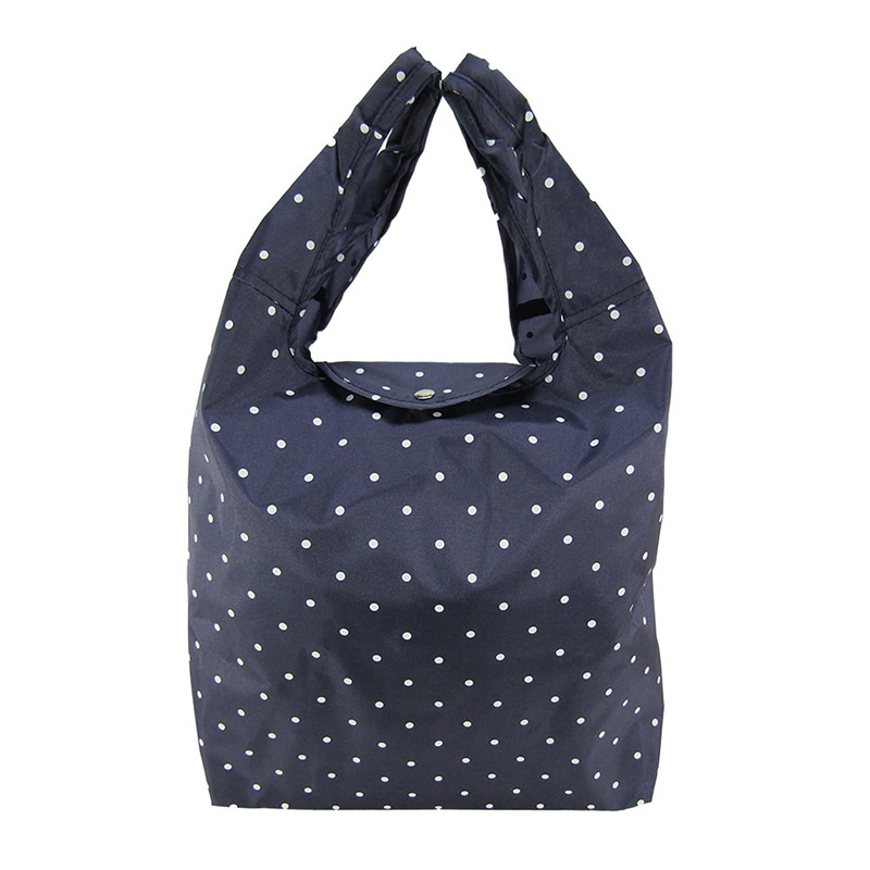 優美社 エコバッグ　ドット柄 9004 ムラサキ 1個（ご注文単位1個）【直送品】