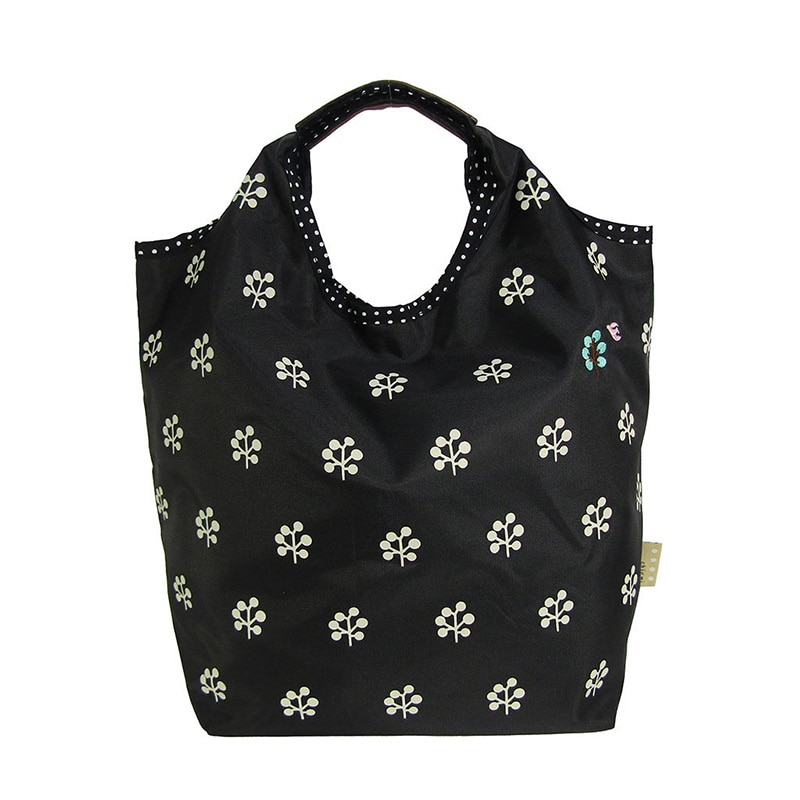 優美社 エコバッグ　チエミサックス 4H17-04 クロ 1個（ご注文単位1個）【直送品】