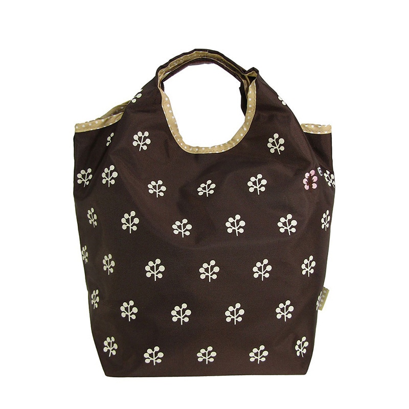 優美社 エコバッグ　チエミサックス 4H17-04 チャ 1個（ご注文単位1個）【直送品】