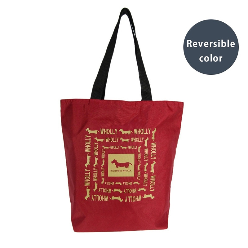 優美社 リバーシブルトートバッグ ウォーリー 3L09-02 アカ 1個(ご注文単位1個)【直送品】