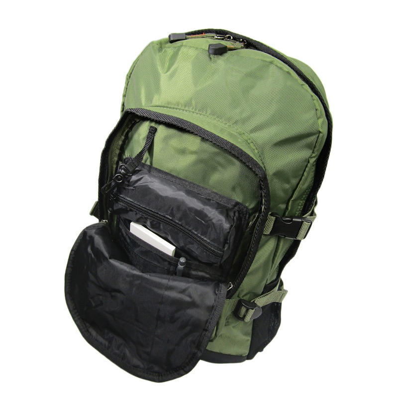 優美社 大容量ディパックリュック 3E70-01 カーキ 1個(ご注文単位1個)【直送品】