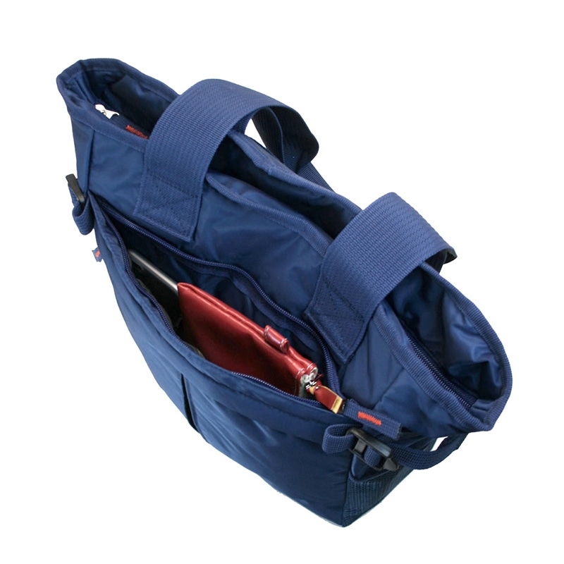 優美社 多機能ボンディングトートバッグ 3E76 紺 1個(ご注文単位1個)【直送品】