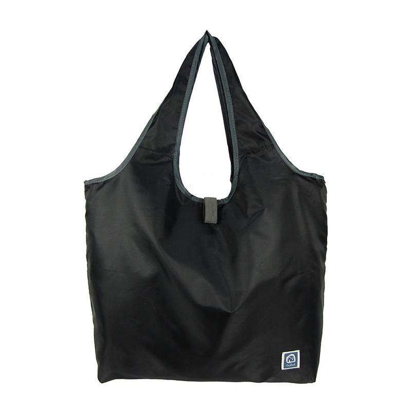 優美社 コンパクト　保冷エコバッグ L 4142　クロ 1個（ご注文単位1個）【直送品】