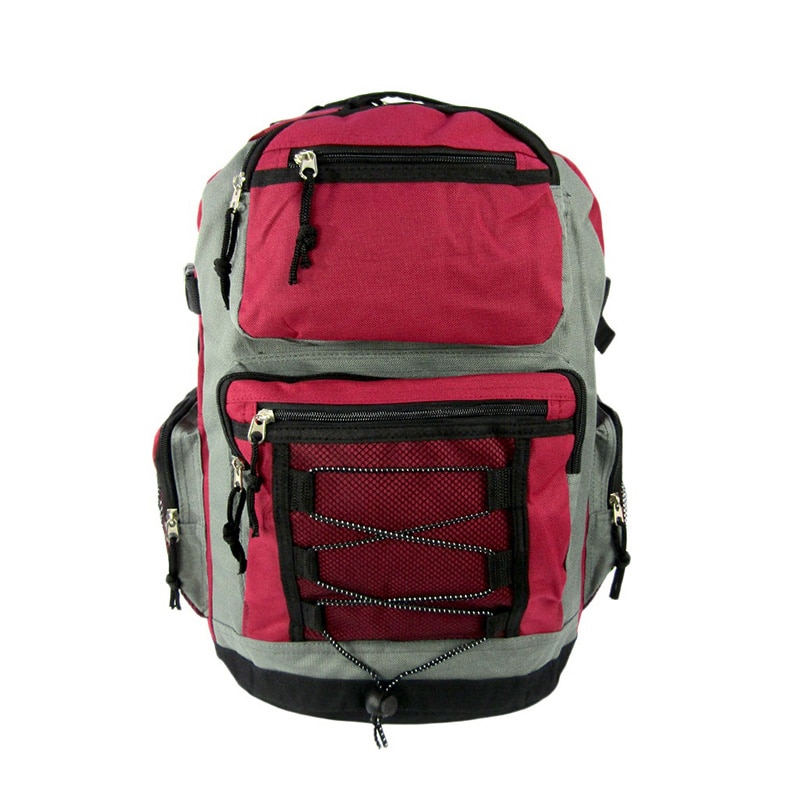 優美社 バンジーコード付きリュック 3386 赤 1個（ご注文単位1個）【直送品】