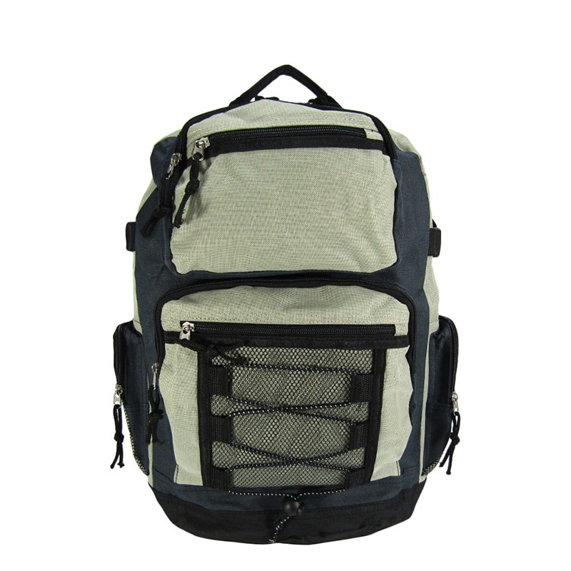 優美社 バンジーコード付きリュック 3386 ベージュ／紺 1個（ご注文単位1個）【直送品】