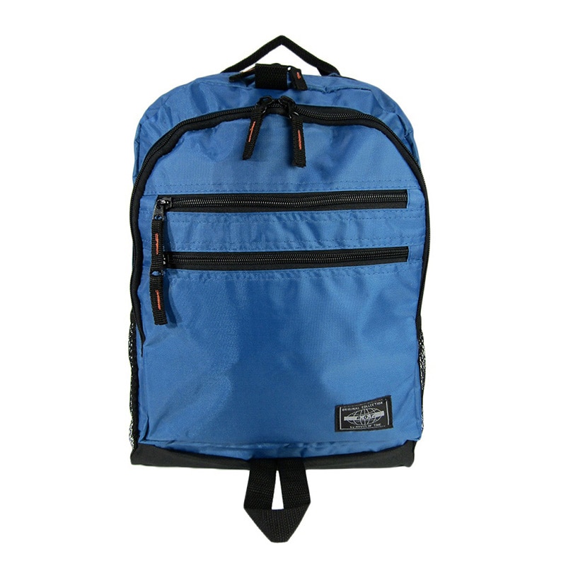 優美社 ファスナーポケット付きリュック 3543 ブルー 1個（ご注文単位1個）【直送品】