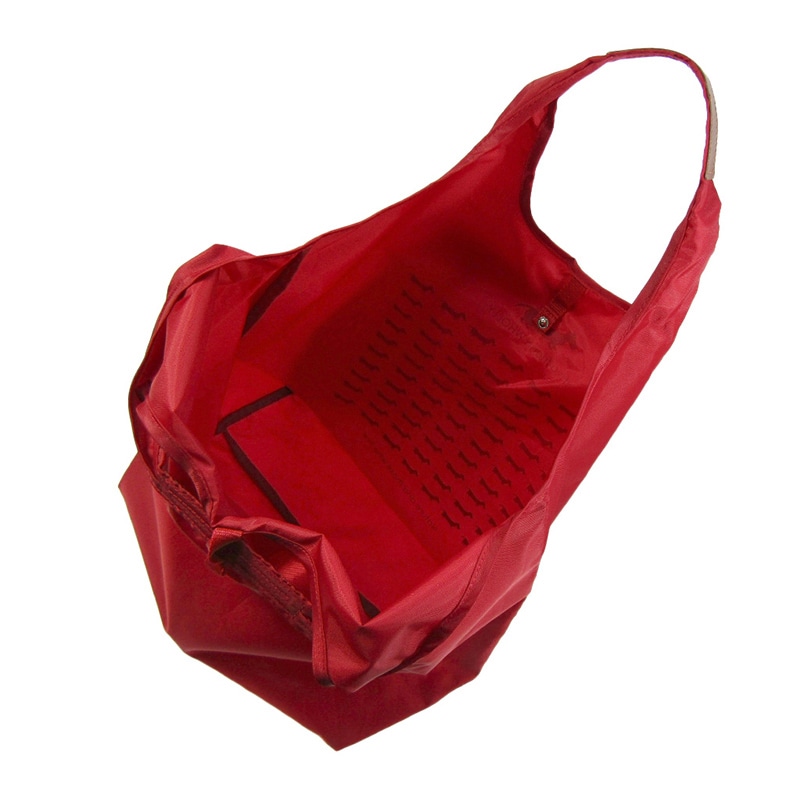 優美社 コンパクトエコバック ウォーリー 3L02-01 アカ 1個(ご注文単位1個)【直送品】