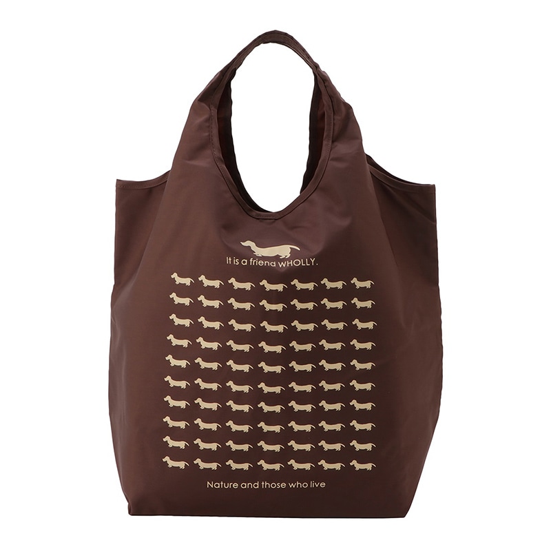 優美社 コンパクトエコバック ウォーリー 3L02-01 チャ 1個(ご注文単位1個)【直送品】