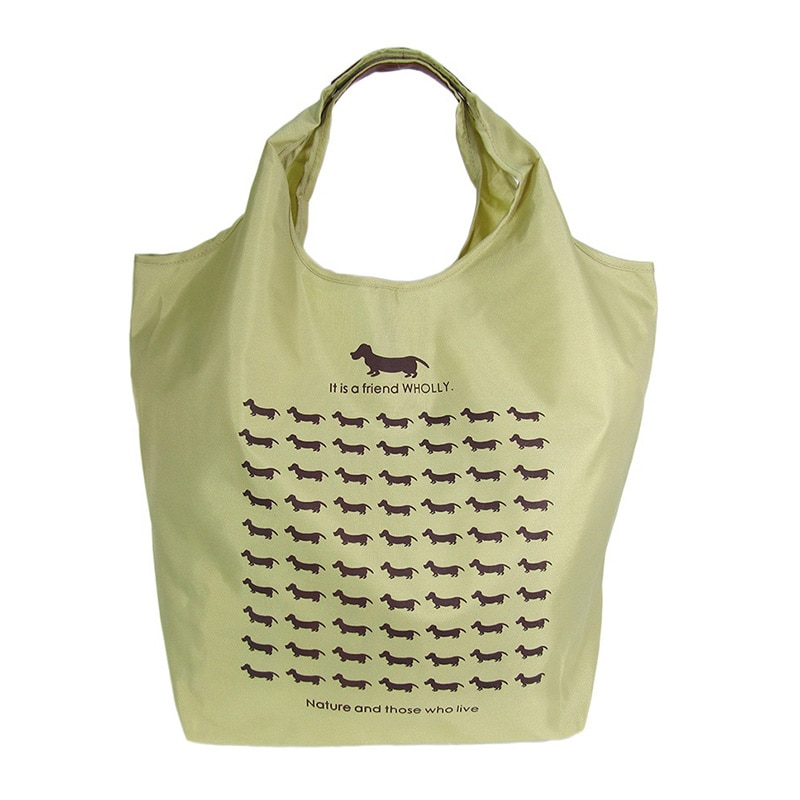 優美社 コンパクトエコバック ウォーリー 3L02-01 ベージュ 1個(ご注文単位1個)【直送品】