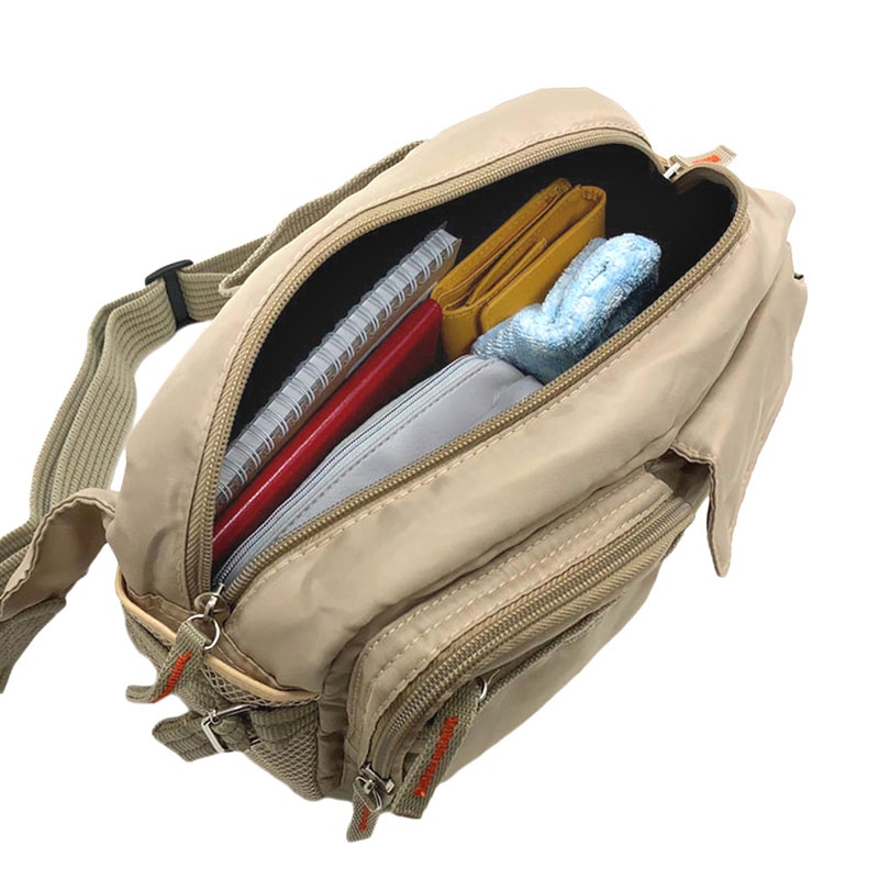 優美社 多機能ボンディングウェストバッグ 3E82-01 ベージュ 1個(ご注文単位1個)【直送品】