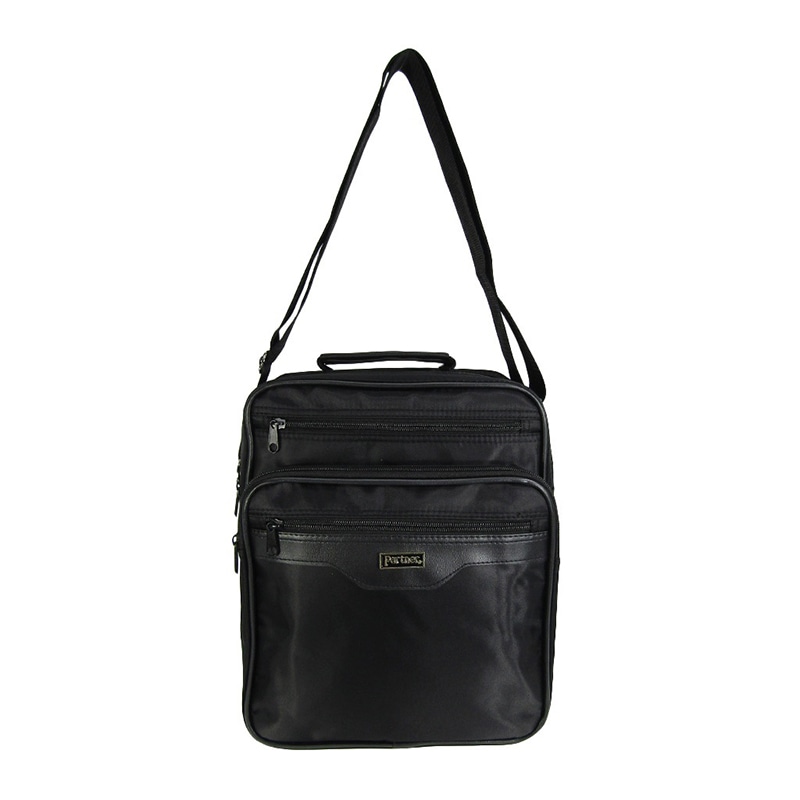 優美社 ビジネスショルダーバッグ 縦型 3M74　クロ 1個（ご注文単位1個）【直送品】