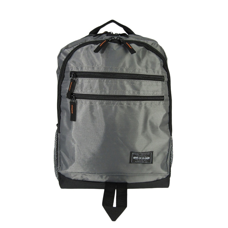 優美社 ファスナーポケット付きリュック 3543 灰 1個（ご注文単位1個）【直送品】