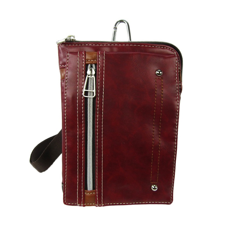 優美社 ウェストバッグ PUシザー 1729 レッド 1本(ご注文単位1本)【直送品】