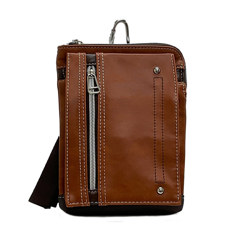 優美社 ウェストバッグ　PUシザー 1729 ブラウン 1本（ご注文単位1本）【直送品】