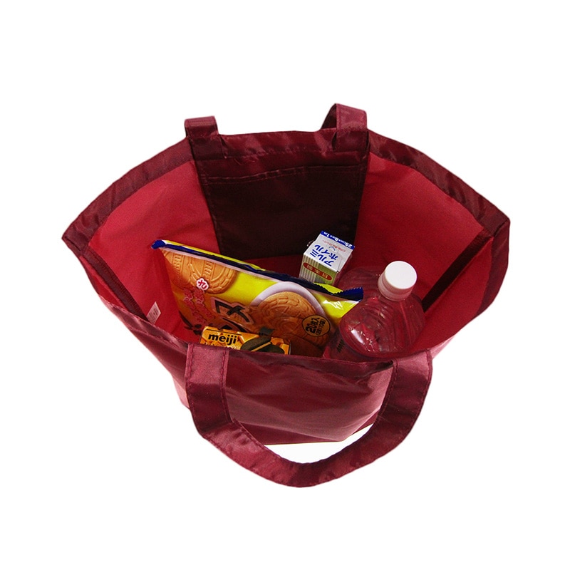 優美社 コンパクトエコバッグ 9025 エンジ 1個(ご注文単位1個)【直送品】