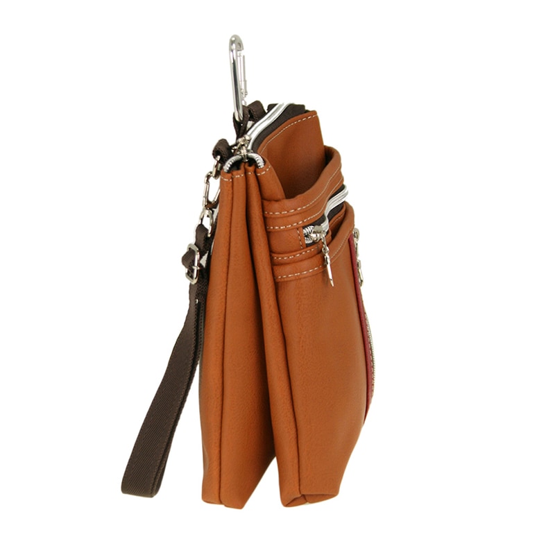 優美社 3WAY ラインシザーバッグ 1869 ブラウン 1本(ご注文単位1本)【直送品】