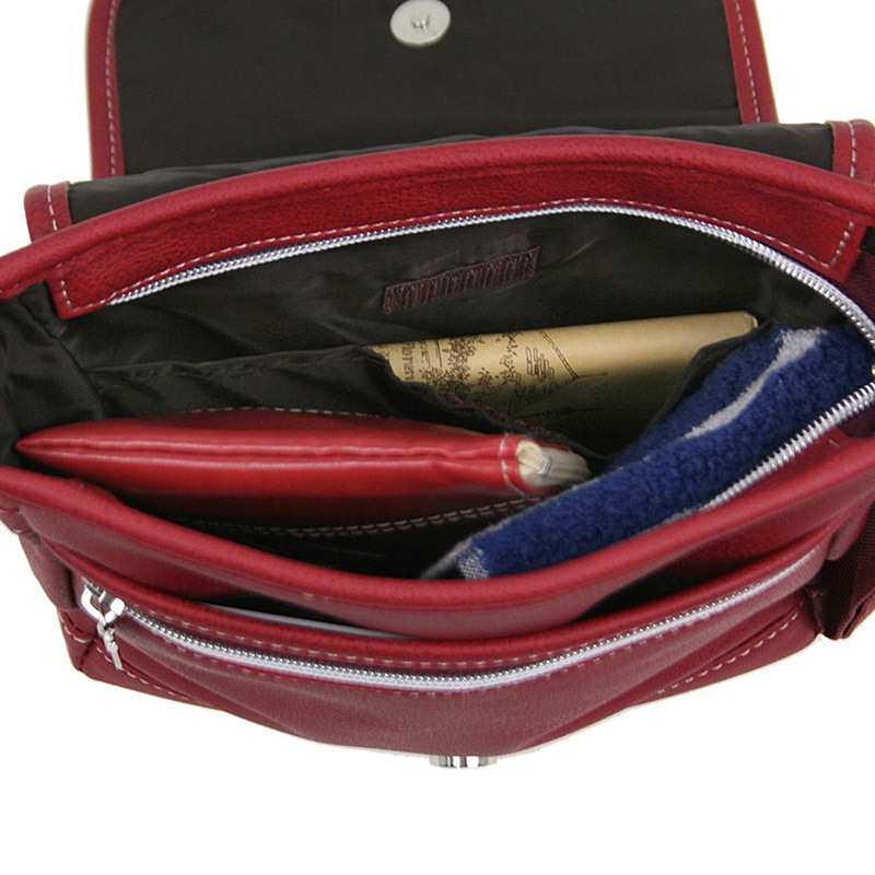 優美社 キュービックコアショルダーバッグ 1870 赤 1個(ご注文単位1個)【直送品】