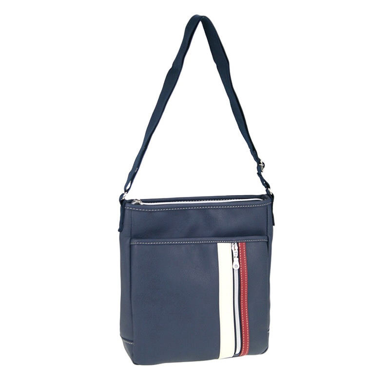 優美社 キュービックコアショルダーバッグ 1871 紺 1個（ご注文単位1個）【直送品】