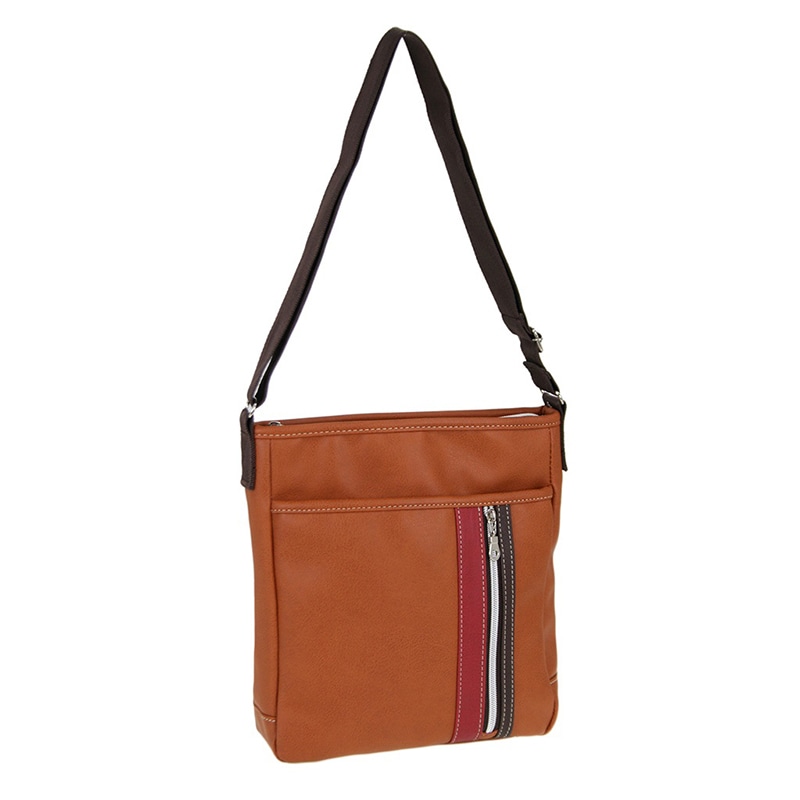 優美社 キュービックコアショルダーバッグ 1871 茶 1個（ご注文単位1個）【直送品】