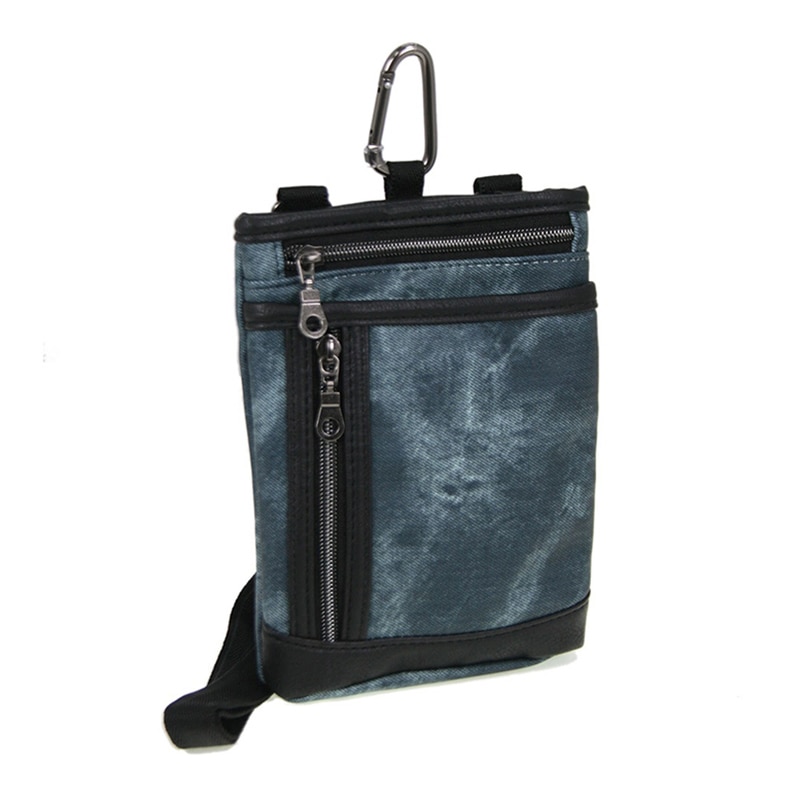 優美社 デニムPUシザーバッグ 1852 ネイビー 1本（ご注文単位1本）【直送品】