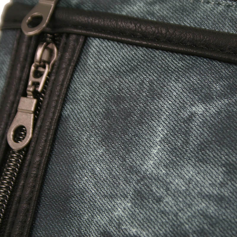 優美社 デニムPUシザーバッグ 1852 ネイビー 1本(ご注文単位1本)【直送品】