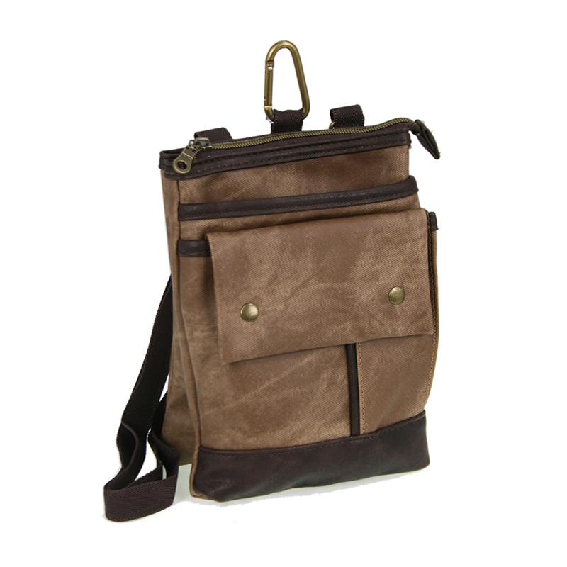 優美社 デニムPUシザーバッグ 1854 ブラウン 1本（ご注文単位1本）【直送品】