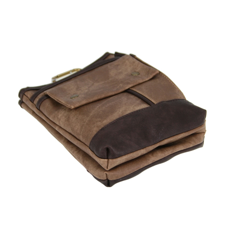 優美社 デニムPUシザーバッグ 1854 ブラウン 1本(ご注文単位1本)【直送品】