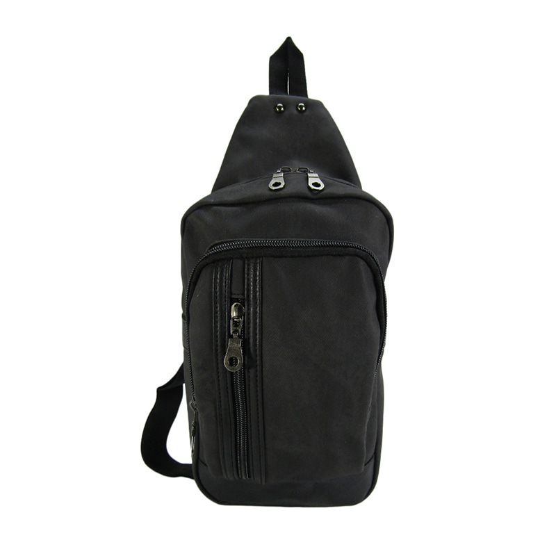 優美社 デニムPUボディバッグ 1856 ブラック 1本（ご注文単位1本）【直送品】