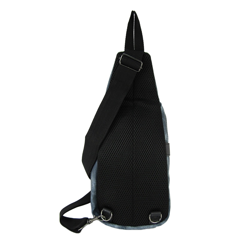 優美社 デニムPUボディバッグ 1856 ネイビー 1本(ご注文単位1本)【直送品】